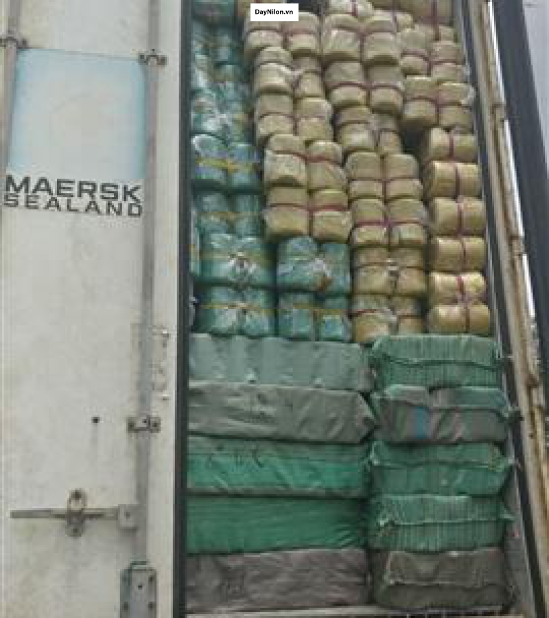 Dây Nilon Lên Xe Container Xuất khẩu 20 tấn